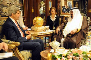John Kerry meets with King Abdullah